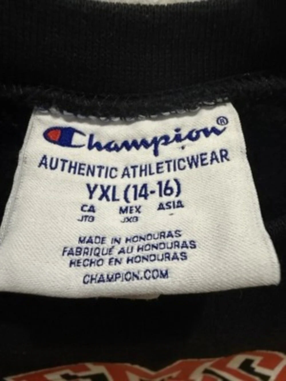 Champion Clemson Tigers Youth Powerblend Fleece Crewneck Sweatshirt YXL 14-16